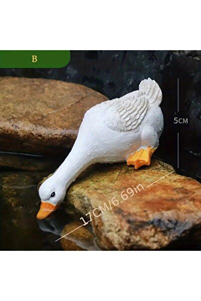 Choice تماثيل البط xxishuiya، زينة للمناظر الطبيعية، نموذج محاكاة لحيوانات ال...