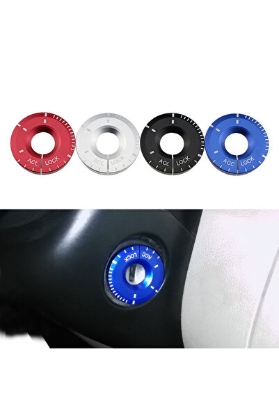 Choice3 حلقة مفاتيح حمراء للسيارة، ملصق حماية لمفتاح التشغيل، مناسبة لسيارات ...