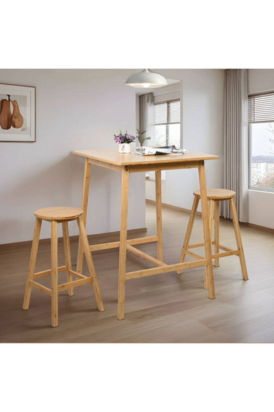 Home Box طقم طعام هانوي عالي من الخشب الصلب لشخصين