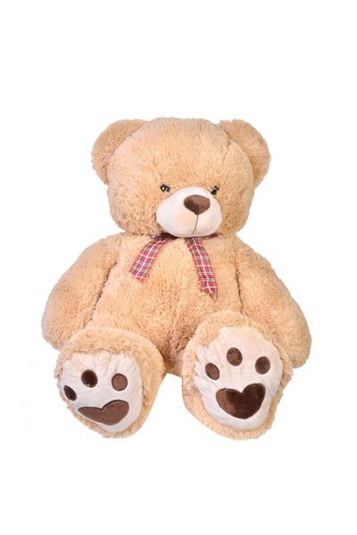 OEM Teddy Bear with Bow Tie for Kids, Brown, 60 cm