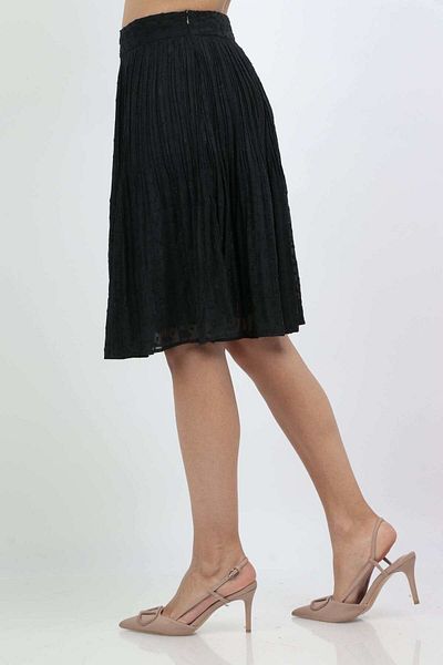 mica Women's Short Pleated Chiffon Skirt