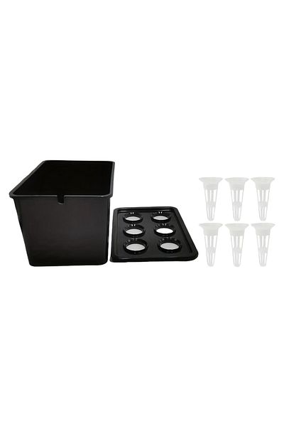 Choice black Plant Seed Seedling Pot Hydroponic Plant Specific Flowerpot Practical Grid Vegetable Planting