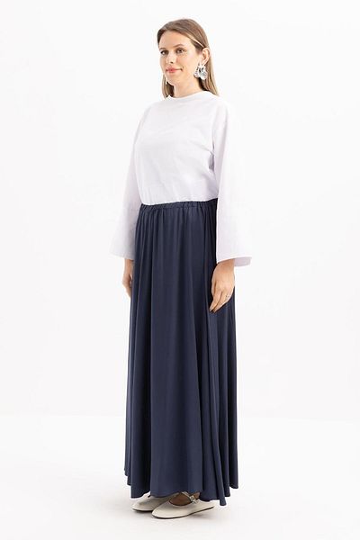 ALLDAY Fusta de bază cu elastic indigo