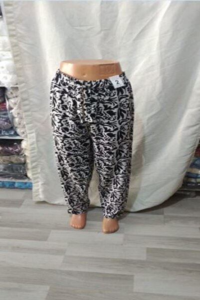 GÜZEL KAMAN Pants 1 Piece Black - Beige Viscose Pants Normal Quality Useful Stylish Nice