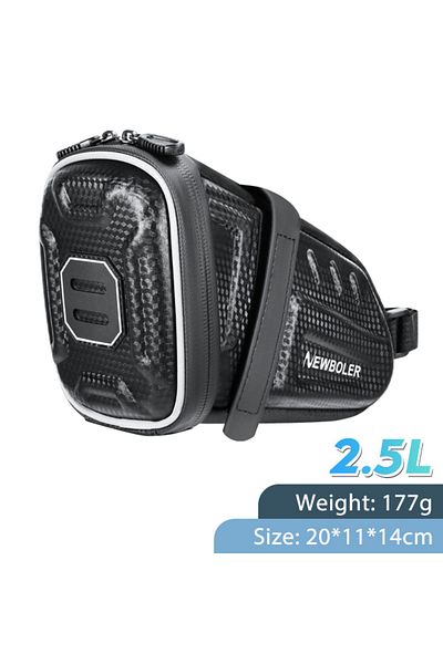 Choice 2.5L Bicycle Saddle Bag Waterproof Mountain Bike Saddle Storage Seat Rear Tool Pouch Bag Saddle Outd