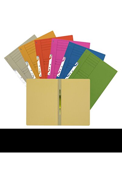 ELBA Smart A4 Prong Folder 1/1, Manila Cardboard 250gsm, 200-Sheet Capacity, Grey Color