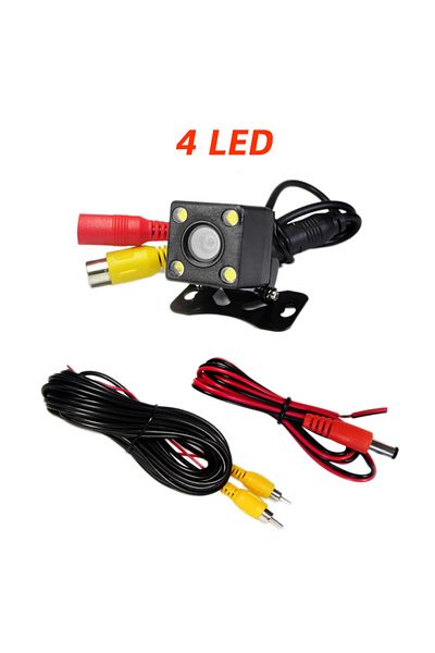 Choice 4 LED Camera Rear Camera of Driving Recorder 140 Wide Angle Waterproof 4/8/12 Light HD Night Vision