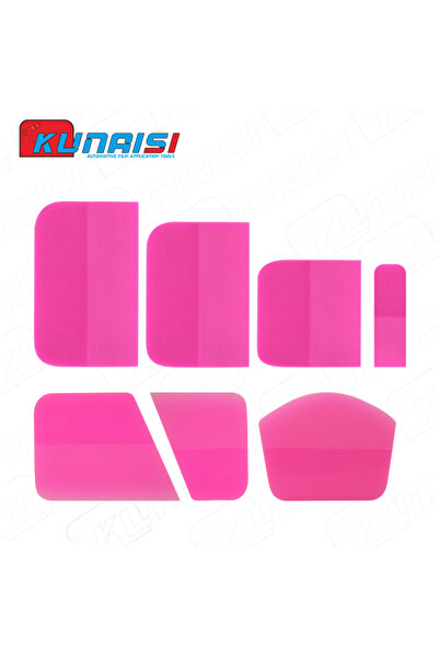choice2 Pink-7pcs PPF Squeegee Soft Scraper Anti-Scratch TPU Coating Car Viny...