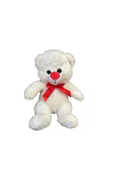 HALLEY 30 cm Plush Toy Bear, White,