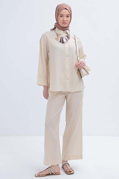 ALLDAY Ecru- Trouser Suit