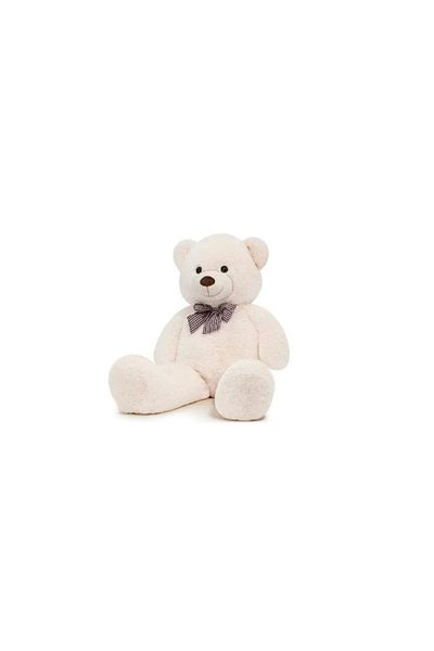 E EFRALL Giant White Teddy Bear with Bow, 200 cm - Concept E Efrall