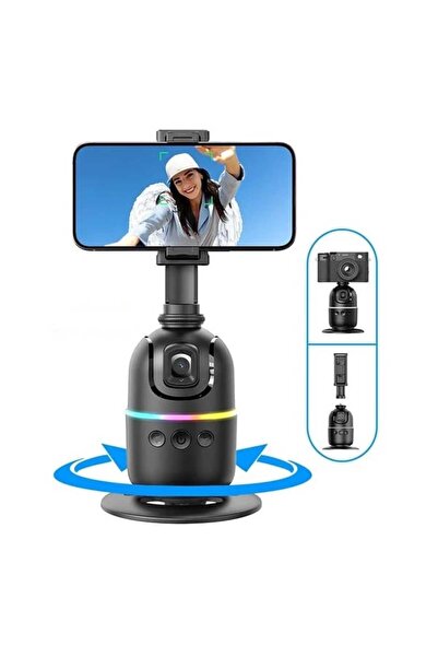Avatto Stabilizator inteligent pentru telefon, multifuncțional, Avatto, 360°, urmărire facială, portabil