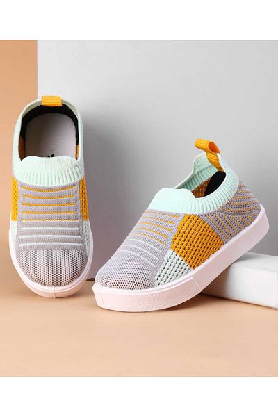 Cute Walk by Babyhug Cute Walk by Babyhug Slip On Casual Shoes - Grey