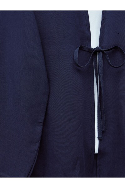 Modamorfo Lace Front Poplin Kimono -Laci