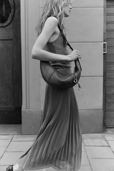 H&M Pilili Şifon Etek