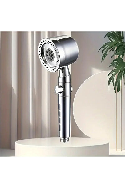 Choice1 Silvery New High Pressure Water Saving Filter Shower Head 5 Modes Han...