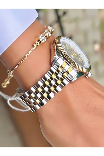 Ferrucci FUNCTION GOLD GÜMÜŞ METAL KADIN KOL SAATİ