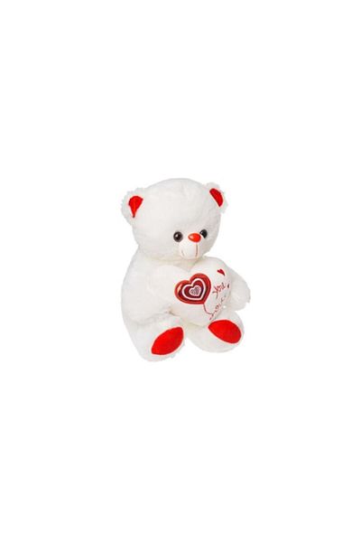 E EFRALL White Teddy Bear with Heart, 55 cm - Concept E EFRALL
