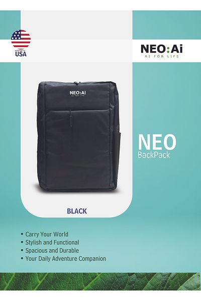 NEO:Ai NEO AI BACKPACK FOR 15.6 LAPTOPS