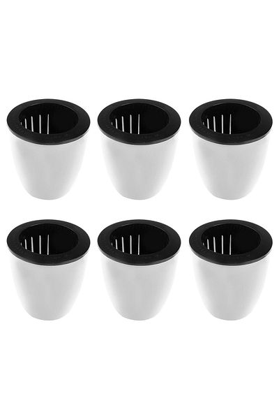 Choice 6 Pcs 6Pcs Self Watering Pots With Cotton Rope for Indoor Plants 4.7 Inch Self Watering Flower Pot D