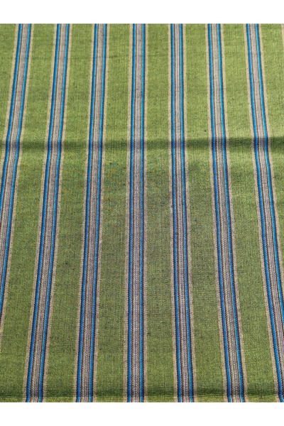 Mekikçi Kutnu İpek Ve Pamuk Dokuma Çizgili Kutnu Kumaş