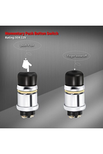 Choice 1PCS 60A Ignition Engine Start Switch Waterproof Push Starter Switch For Car Truck Boat yacht Horn