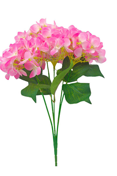 Çınar çiçekçilik باقة زهور الهورنتيس الاصطناعية المبللة 5 فروع بطول 45 سم