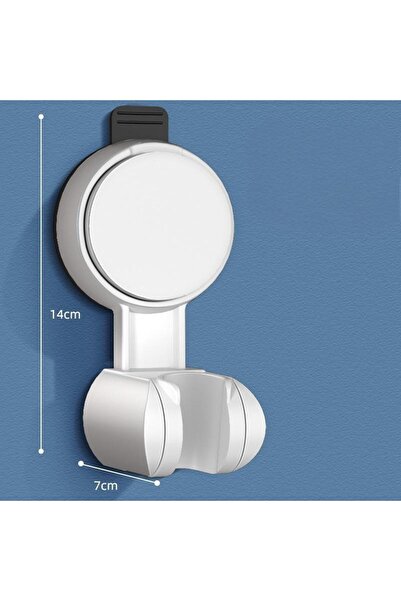Choice white 1Pc Universal Shower Head Holder Adjustable Strong Adhesive ABS ...