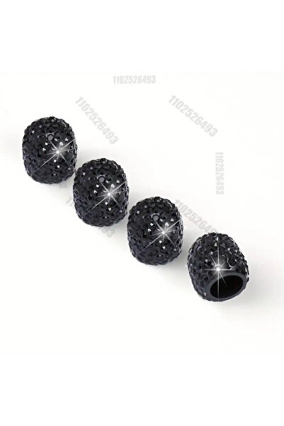 Choice4 4pcs-black Diamond Crystal Motorcycle Car Tire Valve Caps 4/2pcs Shin...
