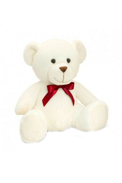 Keel Toys Bear with bow tie 60 cm White