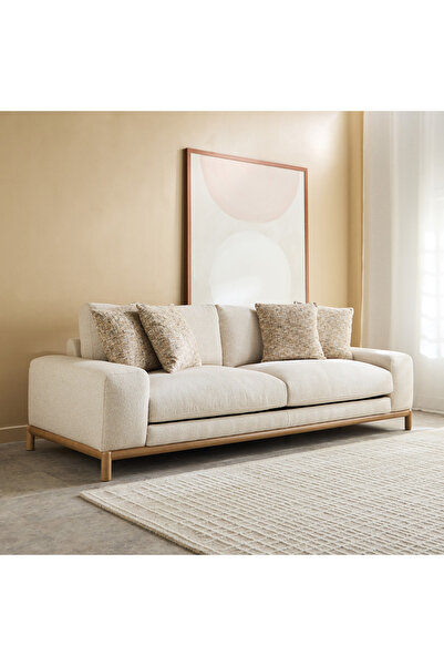 Home Box أريكة قماشية من Cypher بأربعة مقاعد مع أربع وسائد