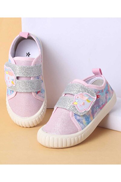 Cute Walk by Babyhug حذاء كاجوال بإغلاق فيلكرو من بيبي هاج، مطبوع عليه بريق، ...