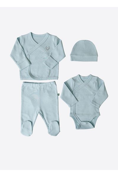 kitikate Organic New Basic Premature Set of 4 Blue