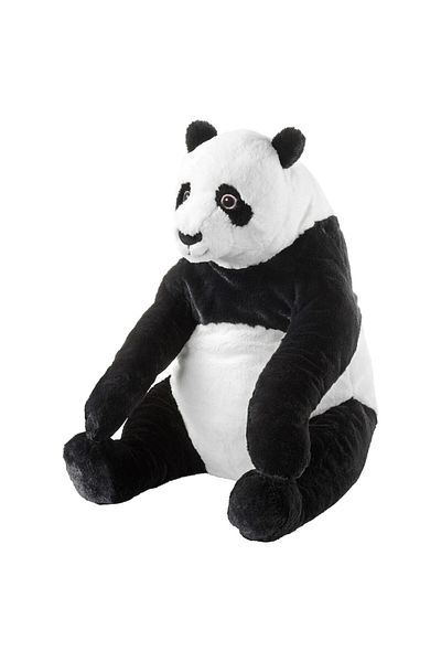 OEM Plush Toy, Panda Bear, Black/White, 45 cm