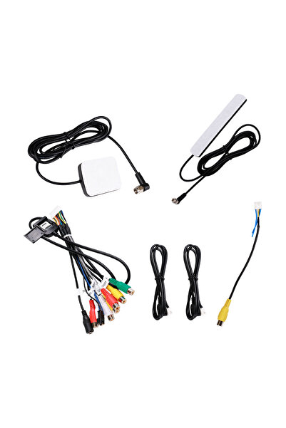 Choice1 6PCS 4G Cable 6PCS USB GPS Rear View Camera RCA Output AUX SIM Card S...