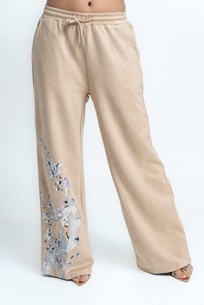 mica Printed Pants with Waist Tie