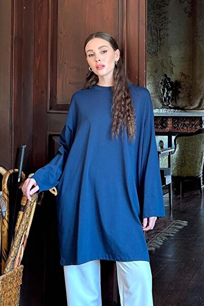 Ceylan Otantik Navy Blue Tunic Body