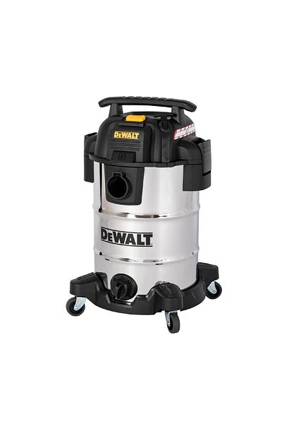 Dewalt Aspirator umed/uscat din oțel inoxidabil, 30 l