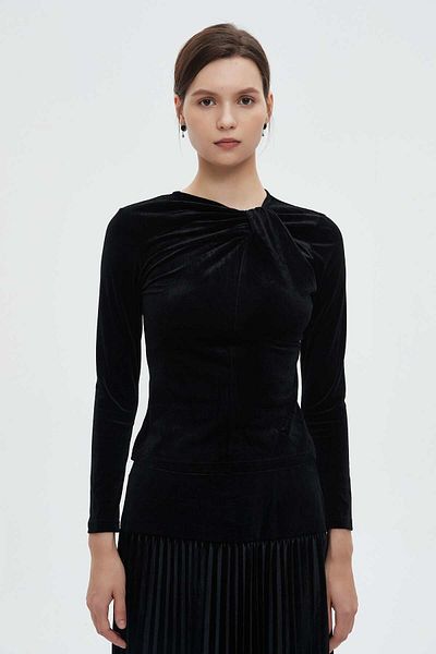 mica Women's Long Sleeve Winter Blouse