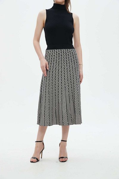 mica Woven Women's Midi Skirt