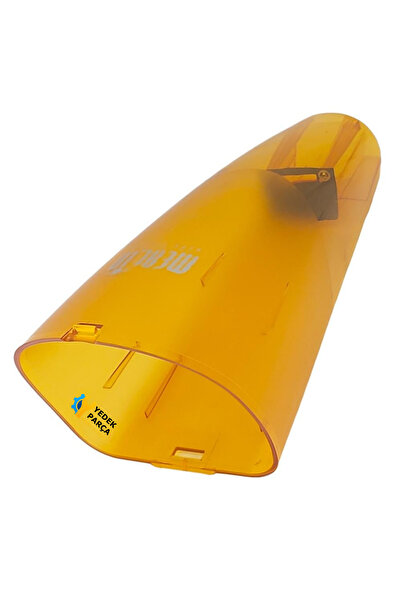 Ozba Ticaret Σώμα ηλεκτρικής σκούπας Merlin Transparent συμβατό με Arnica - Κίτρινο