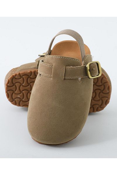 Mark & Mia Mark & Mia Solid Buckle & Velcro Closure Casual Shoes - Brown