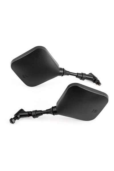 Choice black Black Dual Sport Motorcycle Rear View Mirror Rearview Side Mirrors for Suzuki DR 200 250 DR350