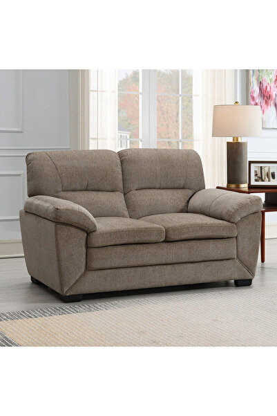 Home Box أريكة ليوناردو القماشية ذات المقعدين