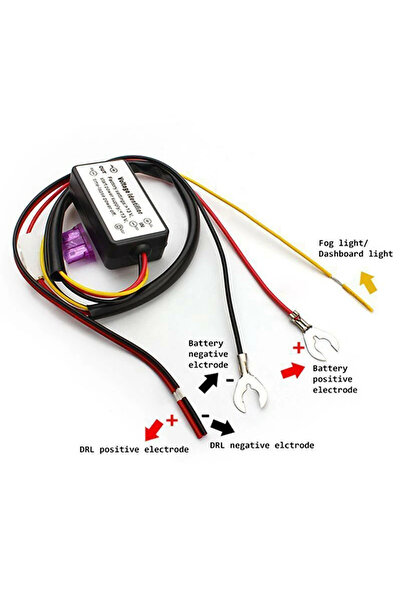 Choice MULTI DRL Controller Auto Car LED Daytime Running Light Relay Harness Dimmer on/Off 12-18V Fog Light