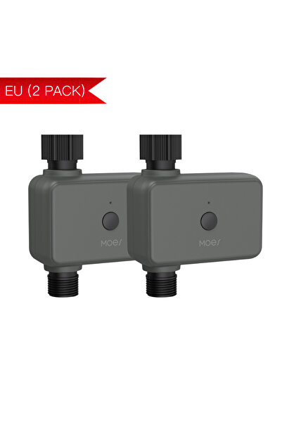 Choice1 قطعتان من صمام ري الحديقة الذكي بتقنية البلوتوث من الاتحاد الأوروبي MOES مع مؤقتات ري Tuya وجهاز تحكم عن بعد وفلتر
