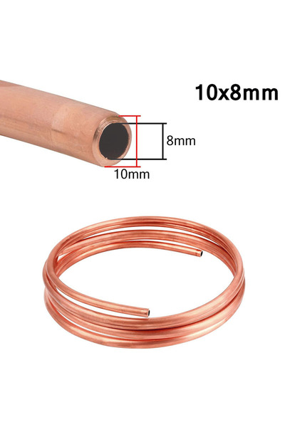 Choice3 1 متر 10x8 مم T2 لكل لفة أنبوب ناعمة، القطر الخارجي 2-12 مم، القطر ال...