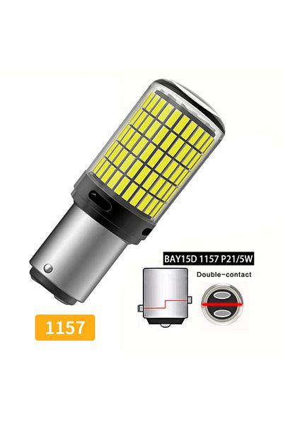 Choice Red 1157 BAY15D P21-5W Oprah 2PCS High Power Car LED Light 1156 BA15S P21W BAU15S PY21W 7440 W21/5W