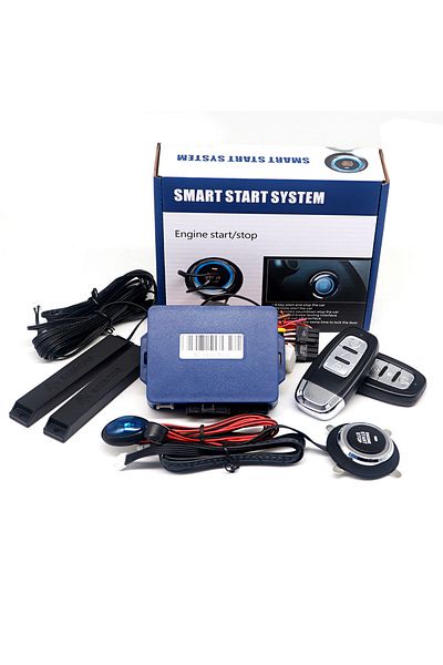 Choice DQD-LY(D288) Remote starter car alarm with autostart smart system universal start stop ignition butt