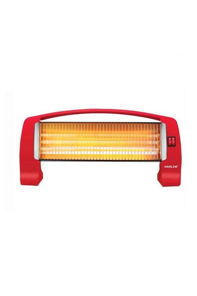 HARLEM Radiator cu quartz, Putere 1400 W, 3 tuburi quartz, Rosu